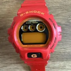 G-SHOCK DW-6900CB 1289レッド腕時計