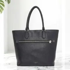 ✨美品✨COACH コーチ　トートバッグ　ビジネス　本革　A4　ブラック