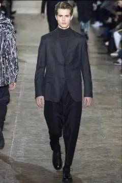 ANN DEMEULEMEESTER 2000AW衿裏ツイード切替ジャケットXS - メルカリ