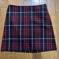 BURBERRY BLUE LABEL ミニスカート 赤 チェック 38のサムネイル
