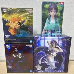 最新プライズフィギュア4点セット 鬼滅の刃 猫猫 アルベド