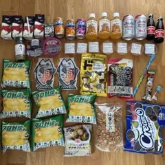 お菓子飲料ゼリー加工食品まとめ売り41点