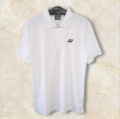 【極美品】ヨネックス ユニゲームシャツ 10800 ホワイト Lサイズ