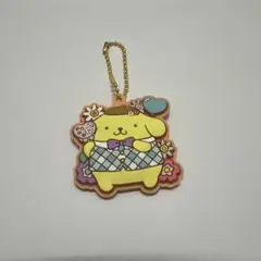 サンリオ　ポムポムぷりん　ラバーキーホルダー