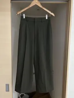 ワイドタックパンツ ワイドパンツ