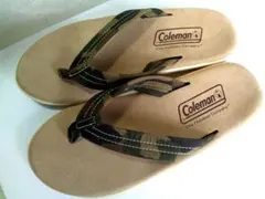 Coleman ビーチサンダル カモフラージュ柄