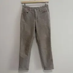 Live in comfort コーデュロイパンツ グレー系 中モコモコ 3