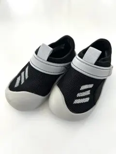 【美品】adidas ベビーサンダル 13.0 ブラック/グレー