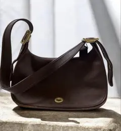 COACH オールドコーチ ショルダーバッグ 本革 ターンロック 9338