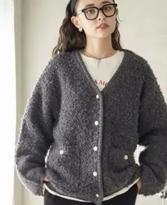 FREAK'S STORE ブークレー 金釦カーディガン