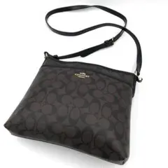 COACH コーチ シグネチャー ショルダーバッグ 斜めがけ カバン 茶色のサムネイル