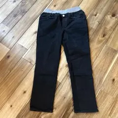 A+C ブラック パンツ 裏起毛140cm