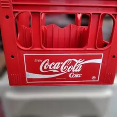 Coca-Cola 1.5L8本用プラスチックケース 赤　昭和レトロのサムネイル