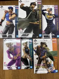 ジョジョ フィギュア6体 K賞クリアポスター7枚セット - メルカリ