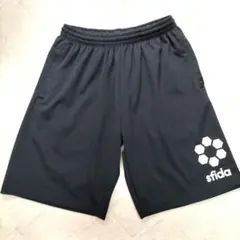 ‪*̮様 sfida ショートパンツ （黒） サッカーフットサルウェア、Lサイズ