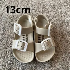 【美品】BREEZE ホワイト　サンダル　13cm