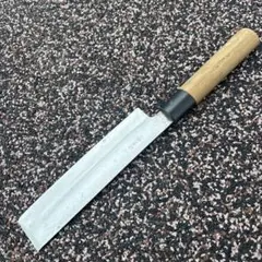 特選　清貴作　薄刃包丁 木製ハンドル 約30cm ジャンクのサムネイル