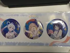 超かぐや姫！ツクヨミアクアリウム入場特典箔押しBIG缶バッジ月見