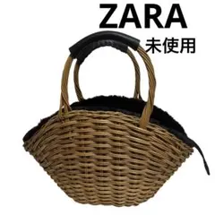 未使用 ZARA 大人気 かごバッグ ショルダー