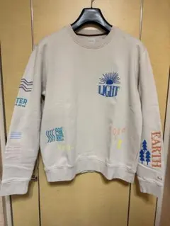 美品　Paul Smith 多色刺繍　トレーナー XL ベージュ