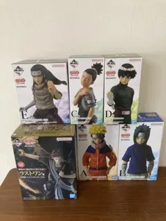 一番くじ ナルト中忍試験編A.B.C.D.E.ラストワン６点フィギュアコンプ