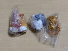 サンエックスユニバース　チャーム　にゃんにゃんにゃんこ　まめゴマ　こげぱん