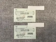 ニトリ 株主優待 10%割引券 3枚