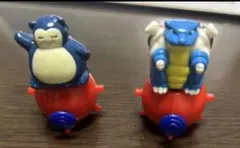 【希少】初期ポケモン　カビゴンとカメックス　ミニフィギュアセット