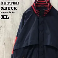 CUTTER&BUCK US アメリカ古着 ジップ ブルゾン ジャケット XL