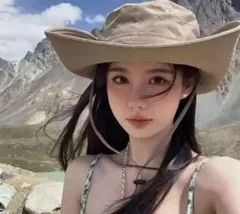 121.ハット テンガロンハット 帽子 サファリ帽 コンパクト 男女OK つば広