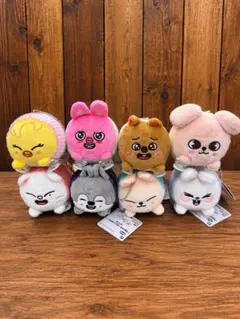 新品未開封】SKZOO ミニバッグチャーム ツムツム ぬいぐるみ 8種