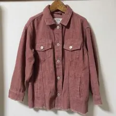 ZARA ザラ コーデュロイ切りっぱなしGジャン ジャケット キッズ122cm