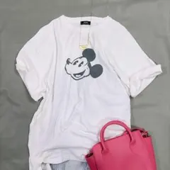 ジャーナルスタンダードレサージュ ミッキーピグメントTシャツ ホワイトのサムネイル