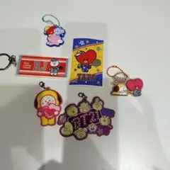 BT21 キーホルダーセット 5個