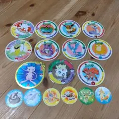 ポケモンメンコ 永谷園 10枚＋1枚マクドナルドポケモン円形カード6枚