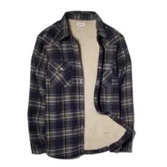 裏ボアネルシャツ★4L チェック ネル81013 COLOR-F