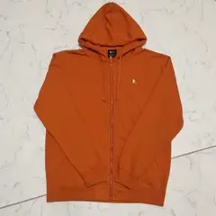 【LARKINS/ラーキンス】ジッパーアップパーカー バックプリント 薄手 派手