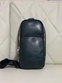 タケオキクチ ダークグリーン ショルダーバッグ ボディバッグ