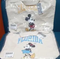 ミッキーマウス トートバッグ 2点セット