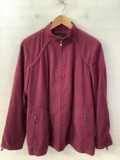 値下◎12.9◎A295P◎レリアン◎アウター◎ブルゾン風◎ワインレッド◎11
