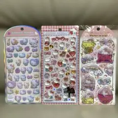 ボンボンドロップシール　キティ　赤　第二弾　サンリオ　正規品　コットンパフィ