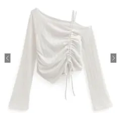 ワンショルドロストリブトップス［dk1396］