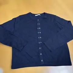 MACPHEE ネイビー 長袖カーディガン M