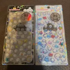 光るジュエルプチドロップ　ストーンつき　あわわちゃん　シマエナガ