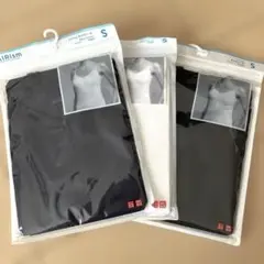 ユニクロ AIRism 三点セット Sサイズ ブラック ホワイト　ネイビー