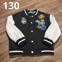 H＆M アモングアス 裏起毛 ブルゾン 130