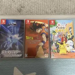 ポケットモンスター•ドラゴンボールZカカロット•ソニックフロンティア