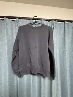 ダークグレー クルーネック スウェット