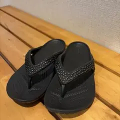 crocs クロックス　ビーチサンダル　ブラック22.0センチのサムネイル