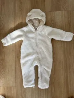 GAP ロンパース アイボリー　くま耳付き